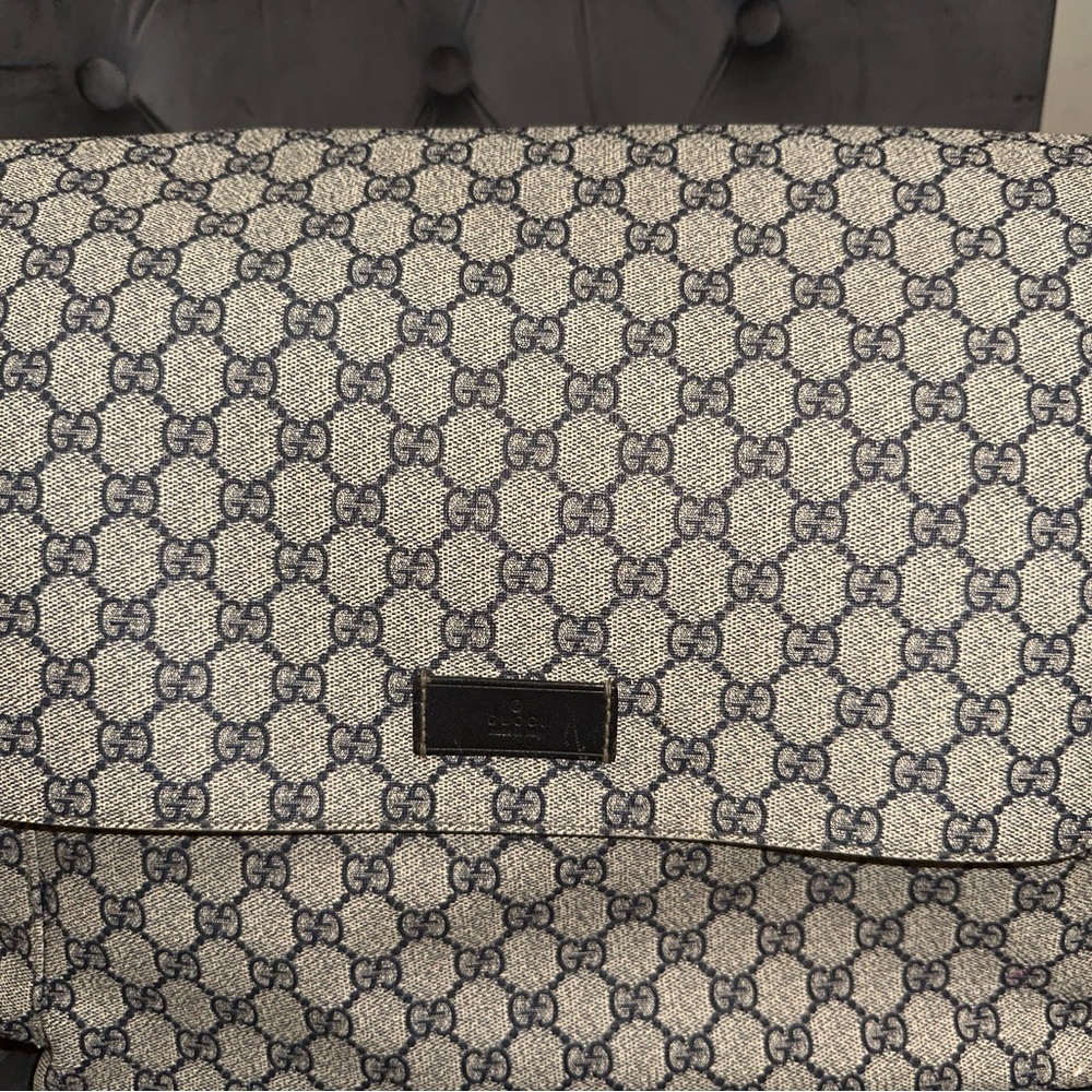 Gucci Diaper Bag GG Coated Canvas